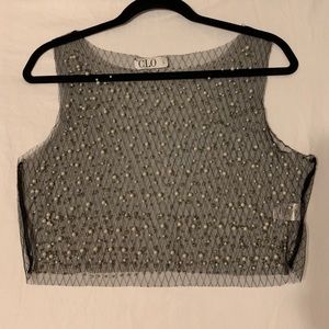 Clo Sheer Crop Top
